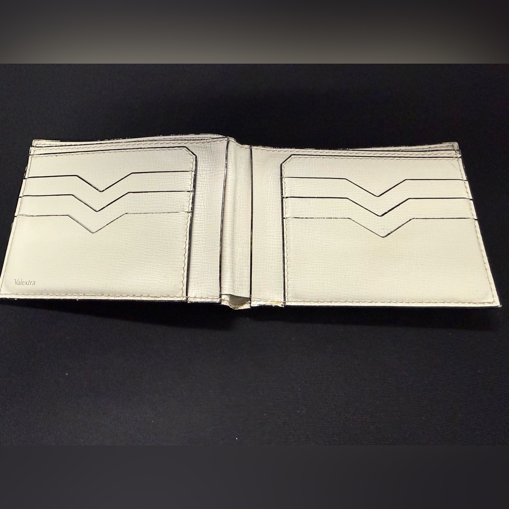 Valextra Bifold 6Cc Leather Men's Wallet